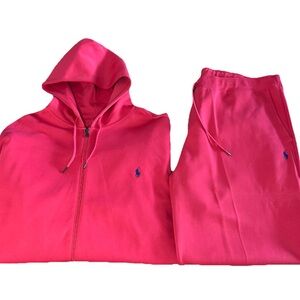 Polo Ralph Lauren Sweat Suit Men's 2XB 2XLT Hoodie Sweatpants Track Suit